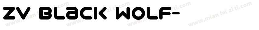 zv black wolf字体转换